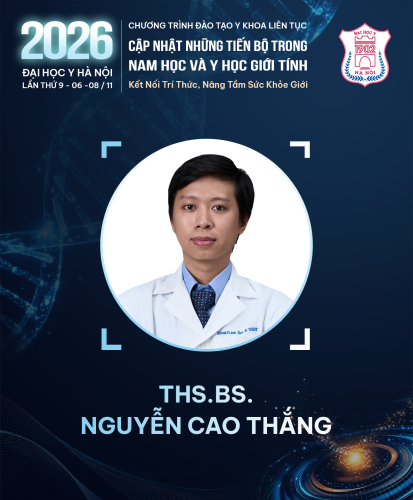 GIỚI THIỆU CHUYÊN GIA: THS. BS NGUYỄN CAO THẮNG